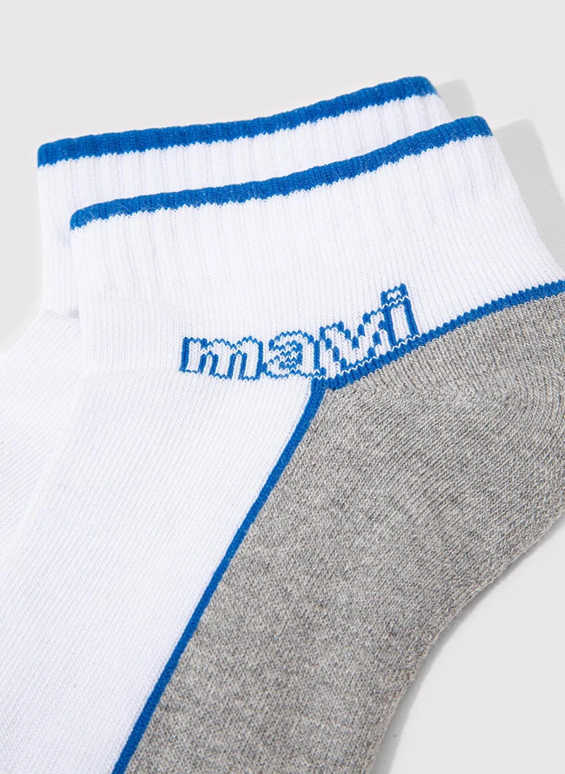 MAVI Grey Ankle Socks